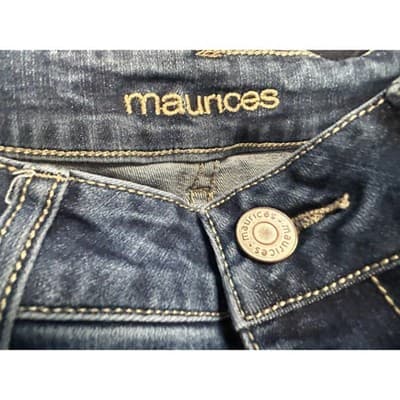 Maurices Bootcut Jeans Womens Size 5-6 Short Medium Wash Blue Denim Stretch - Thumbnail 3