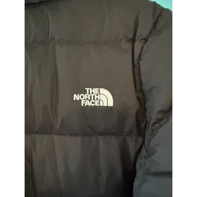 The North Face Aconcagua Puffer Jacket Womens Large Black Full Zip Quilted Coat - Thumbnail 4
