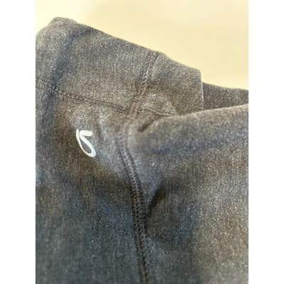 Gap Fit Fast Leggings Womens Small SR Charcoal Grey Cropped Yoga Pants Athletic - Thumbnail 4