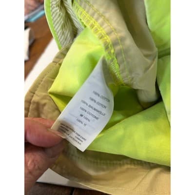 J.Crew Chino Shorts Neon Yellow Size 00 Cotton Twill Bright Summer Casual - Thumbnail 4