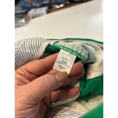 J. Crew Broken-In Chino Shorts Womens 00 Green Cotton 36234 Summer Casual - Thumbnail 3