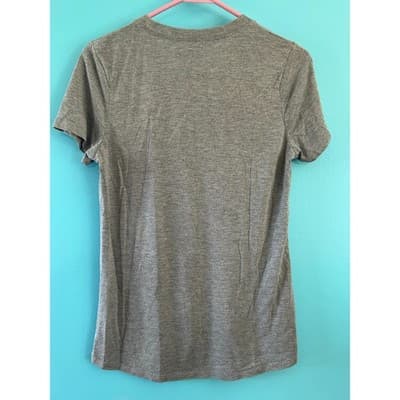 Disney Minnie Mouse Graphic T-Shirt Women Medium Gray Short Sleeve Tee Heathered - Thumbnail 3