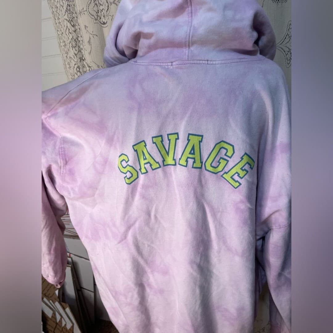 Missguided: oversized long savage hoodie - Thumbnail 3