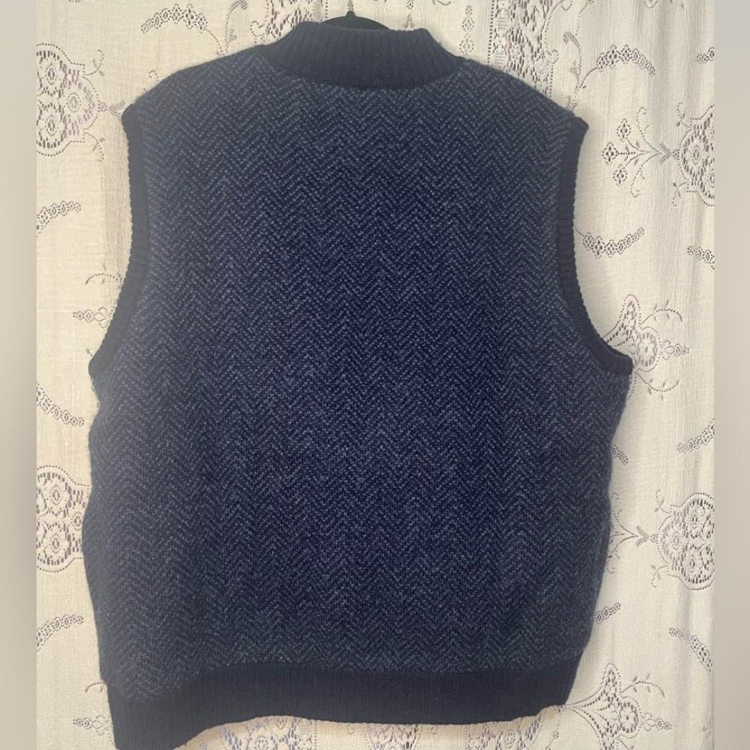 Pendleton: dark blue wool vest - Thumbnail 4