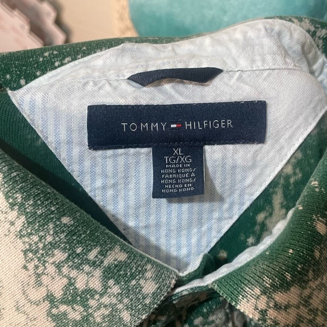 Tommy Hilfiger: up-cycled splatter polo - Thumbnail 5