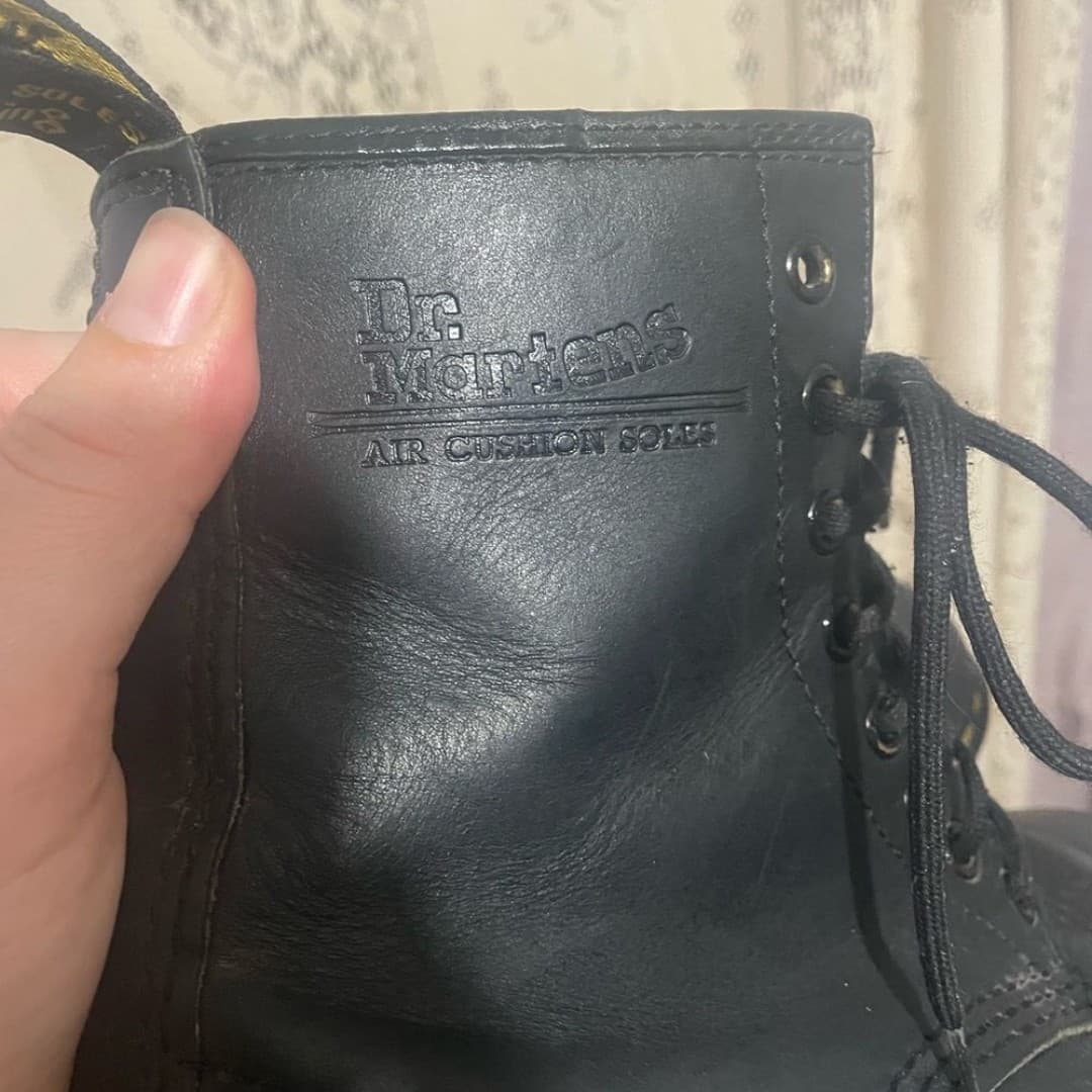 Dr. Martens: black 1460 leather boots - Thumbnail 5