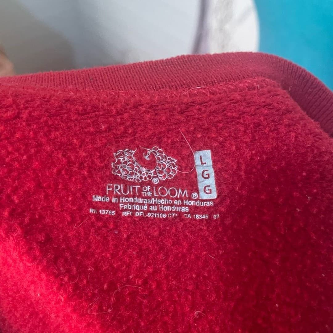 Fruit of the loom: vintage cropped sweater - Thumbnail 5