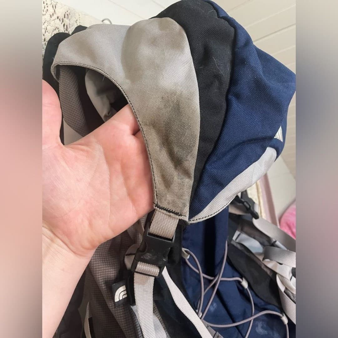 The North Face: vintage 90s Terra 40 Blue Hiking Backpack - Thumbnail 8