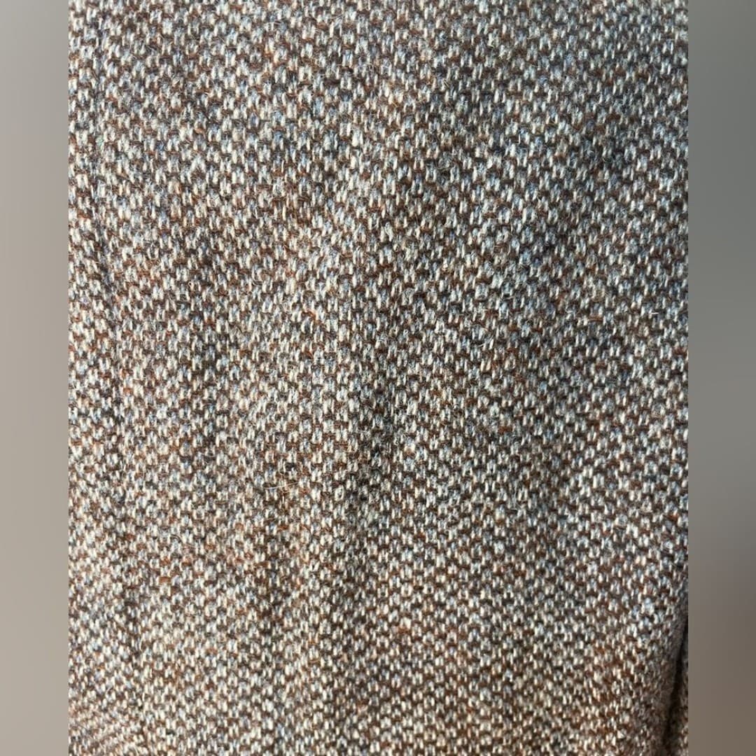 Harris tweed: vintage 70s 100% wool blazer - Thumbnail 5