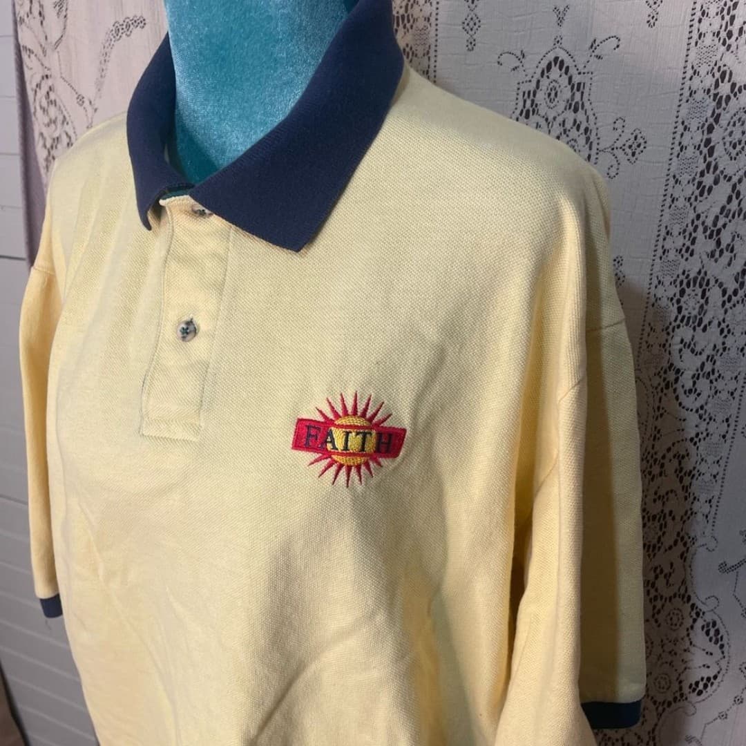 Jerzees: vintage 90s Faith polo - Thumbnail 2
