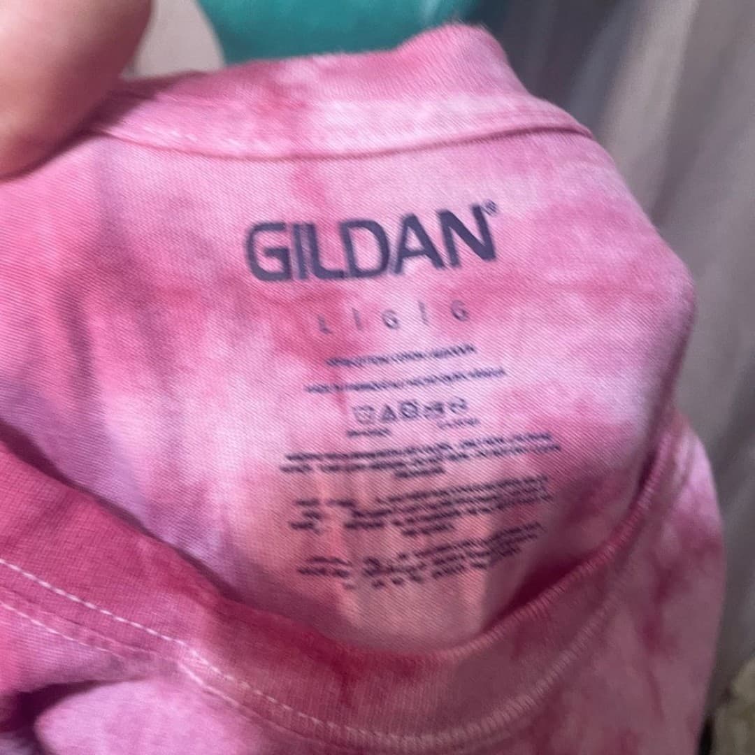 Gildan: tie dyed melting skull shirt - Thumbnail 4