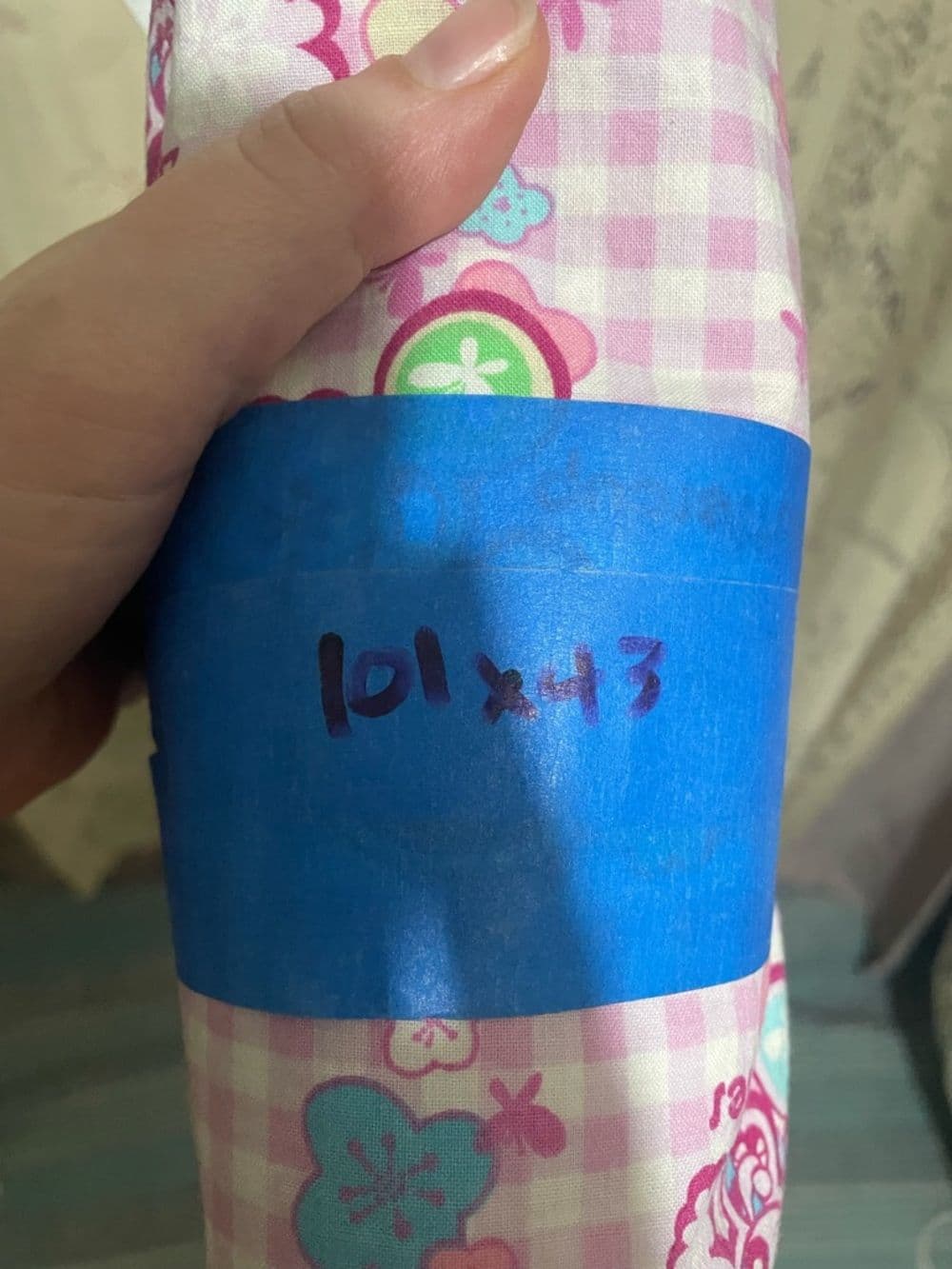 Pink Powerpuff Girls Floral Print Fabric - Thumbnail 4