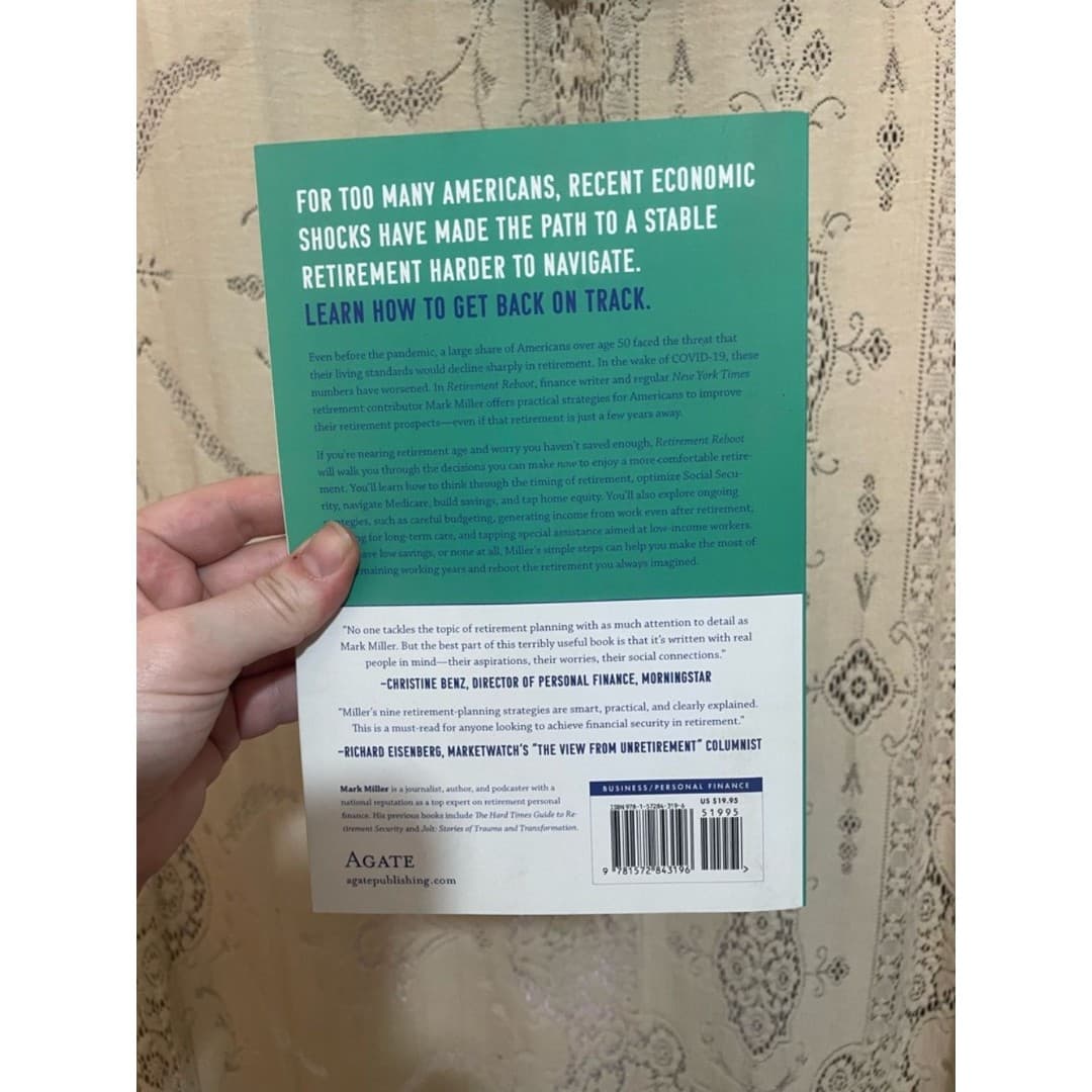 Retirement Reboot by Mark Miller - Teal & Navy Paperback - Thumbnail 2