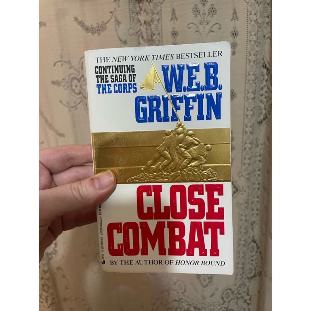 Close Combat - White Cover (Gold & Red Accents) - Image 1