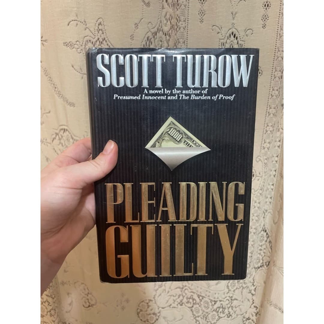 Scott Turow "Pleading Guilty" Hardcover - Black & Gold - Image 1