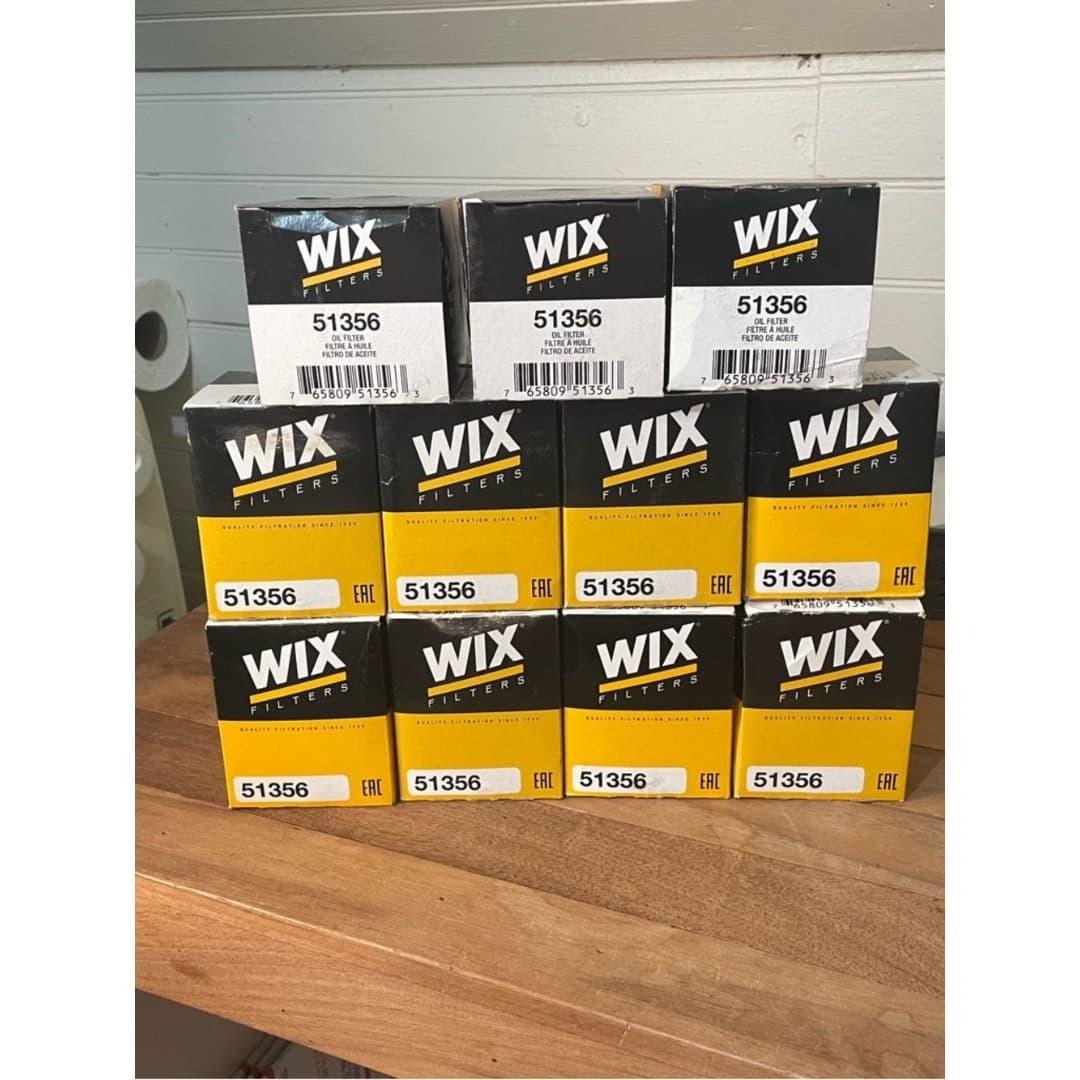WIX Filters 51356 Oil Filter Boxes - Black & Yellow (Lot of 11) - Image 1