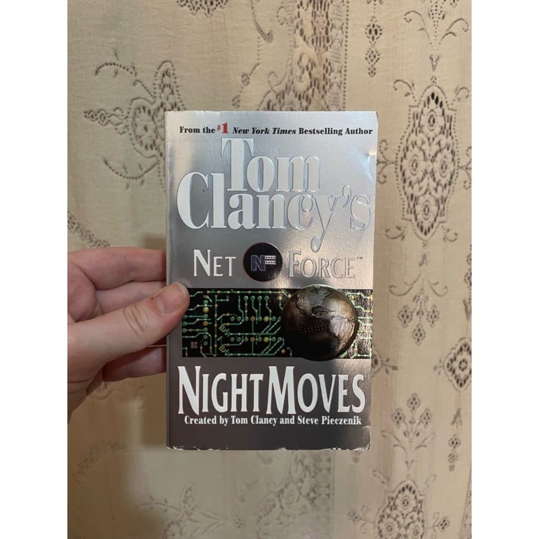 Tom Clancy's Net Force: Night Moves Paperback - Silver Cover - Image 1