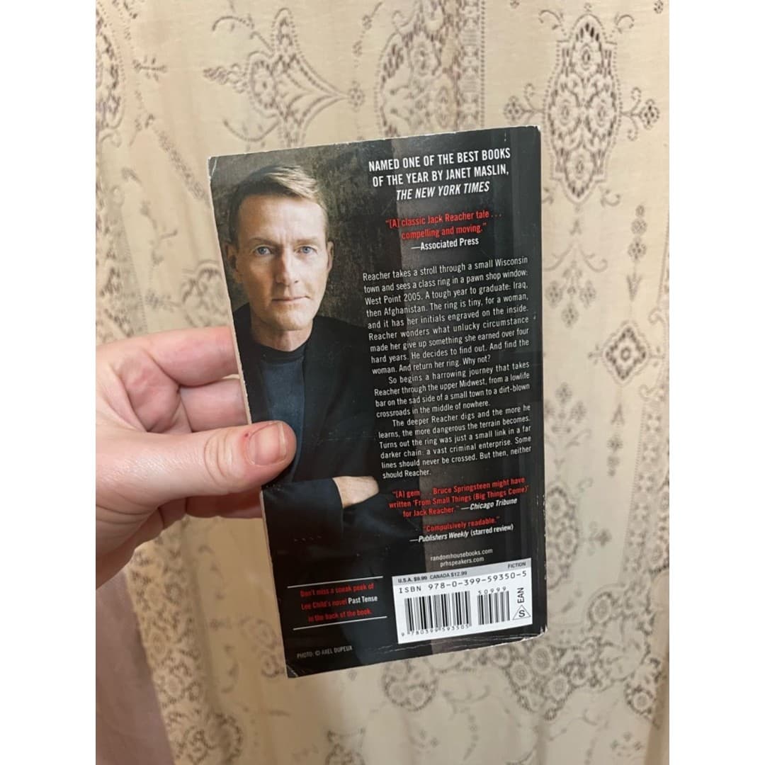 Lee Child Jack Reacher "The Midnight Line" Paperback - Black & Red - Thumbnail 2