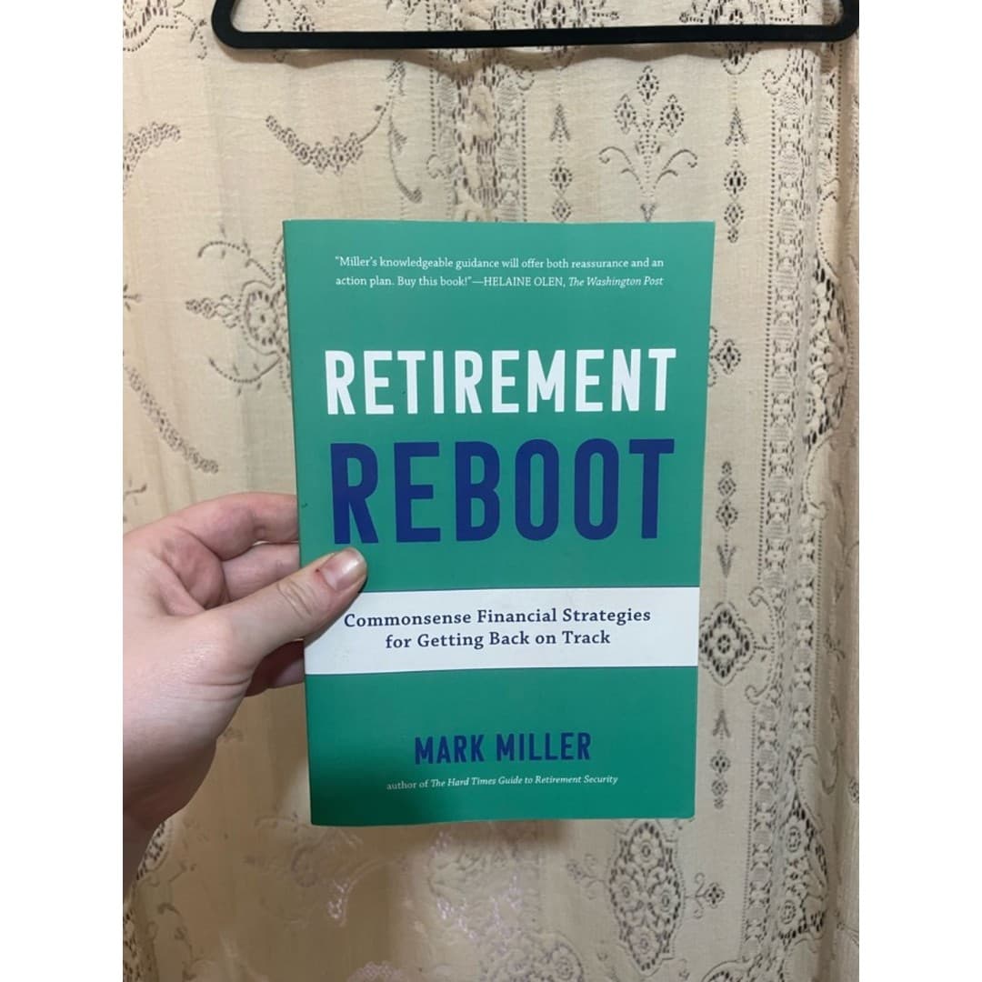 Retirement Reboot by Mark Miller - Teal & Navy Paperback - Image 1