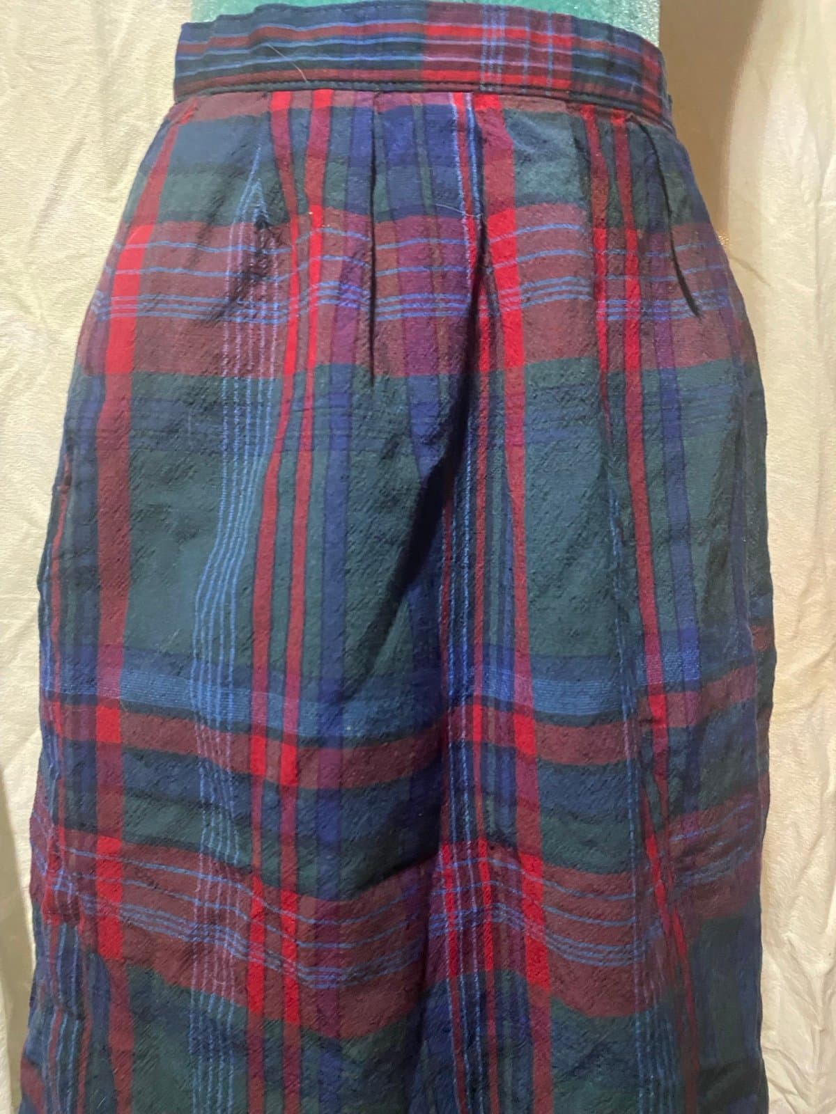 Pendleton: vintage wool plaid skirt size 2 - Thumbnail 2