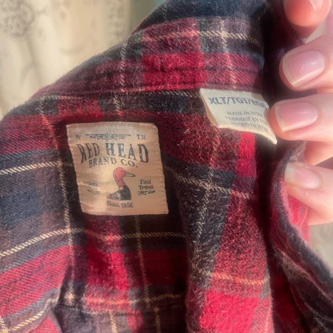 Red head brand co: vintage red flannel - Thumbnail 5