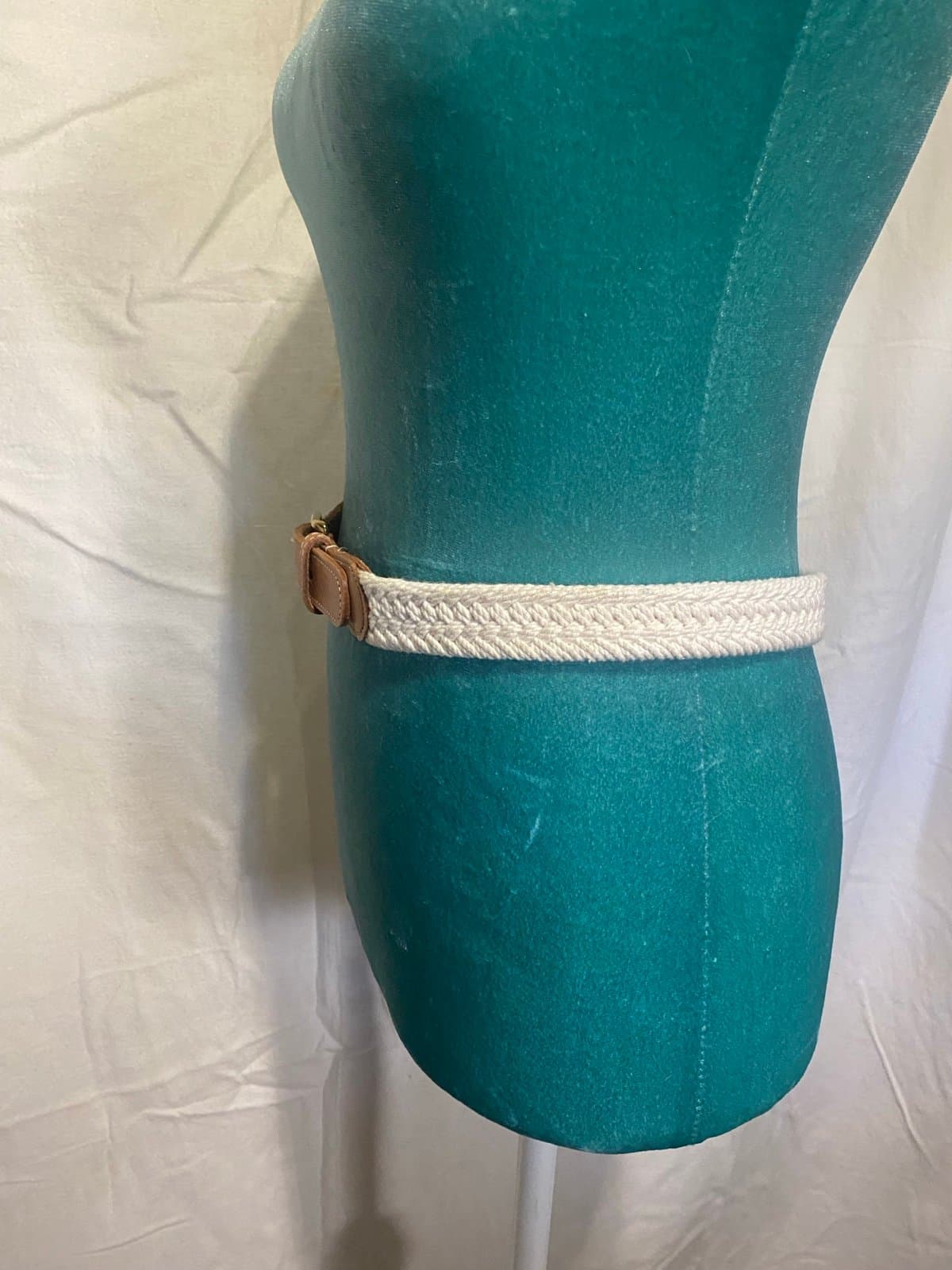 Vintage belt with leather buckle 6-8 - Thumbnail 3