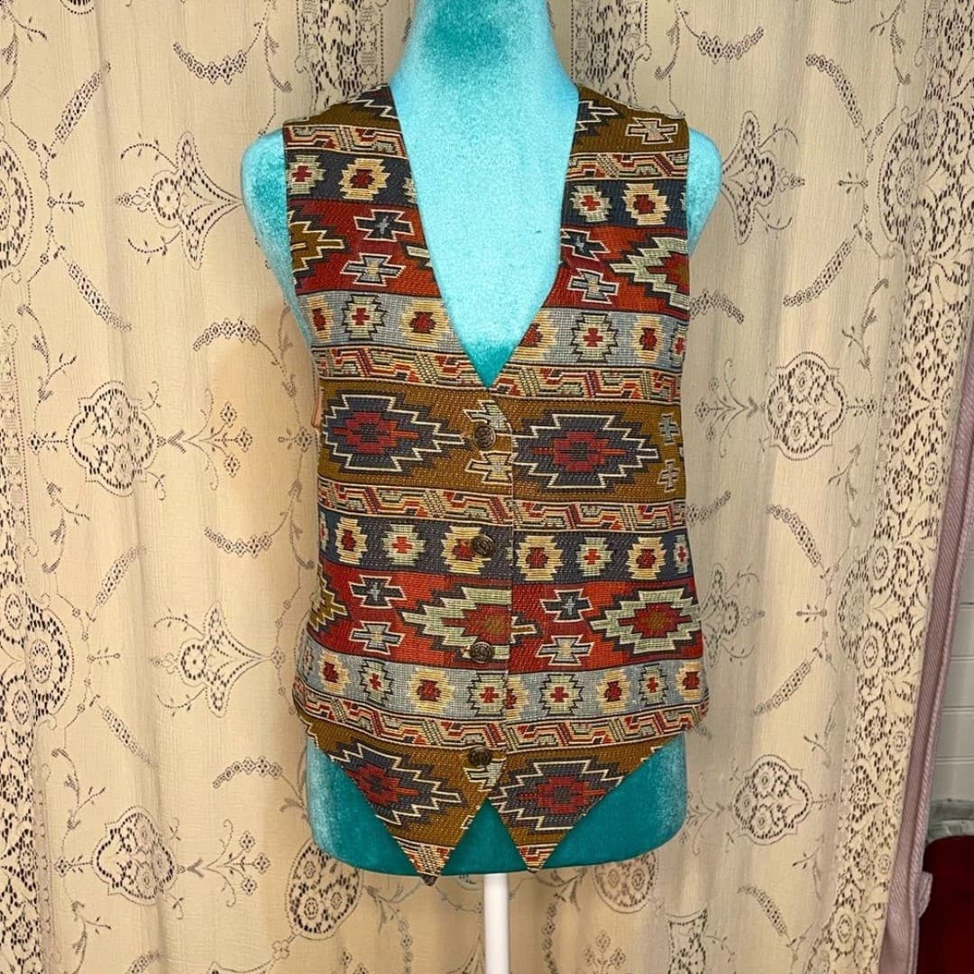 Nadia: patterned suit vest - Image 1