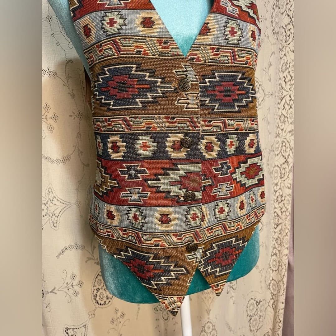 Nadia: patterned suit vest - Thumbnail 2