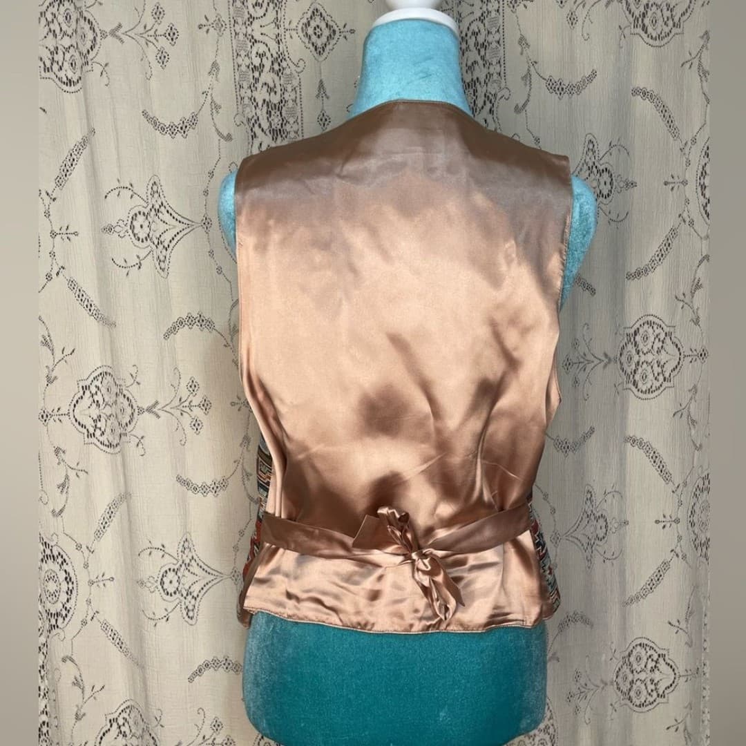 Nadia: patterned suit vest - Thumbnail 4