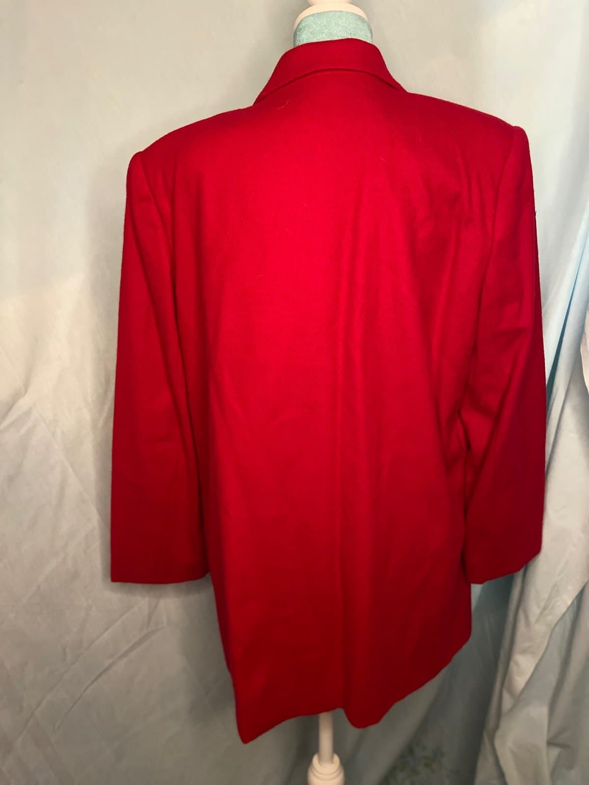 Sag harbor: vintage red wool blazer - Thumbnail 3