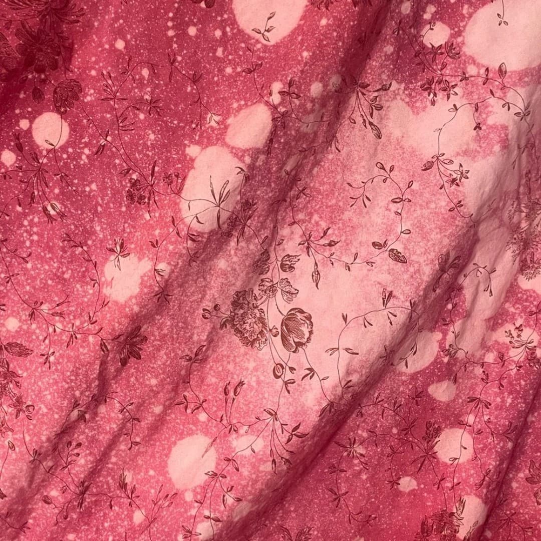 Floral and tie dyed queen duvet - Thumbnail 2