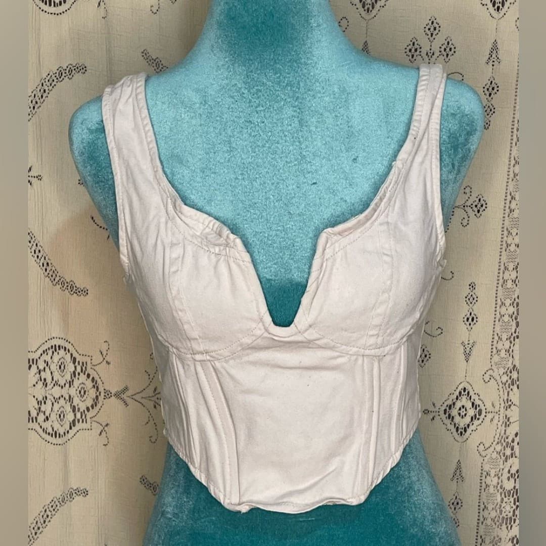 Lone star: cropped corset top - Image 1