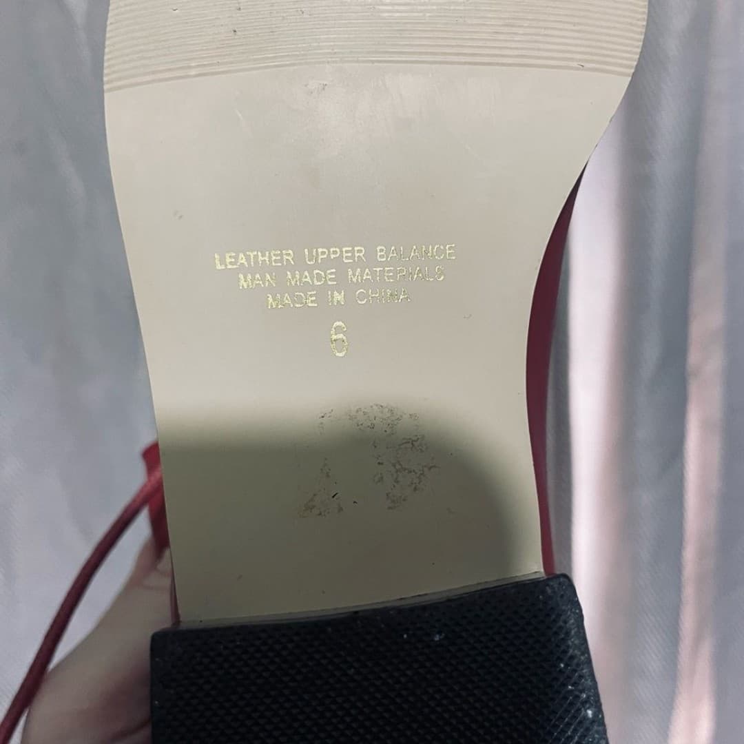 Coldwater creek: like new red leather booties - Thumbnail 7