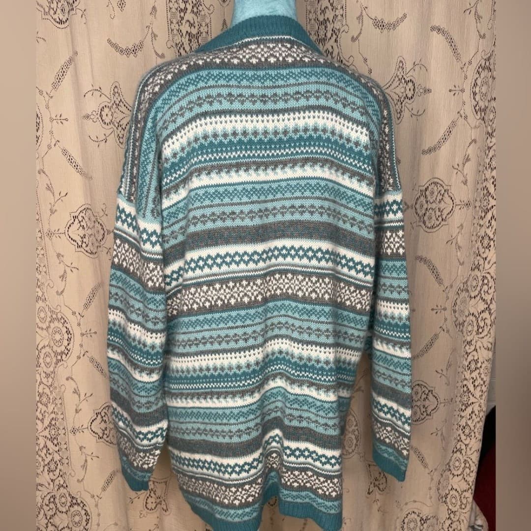 Maggie Lawrence: vintage 90s knit with floral details 10-12 - Thumbnail 5