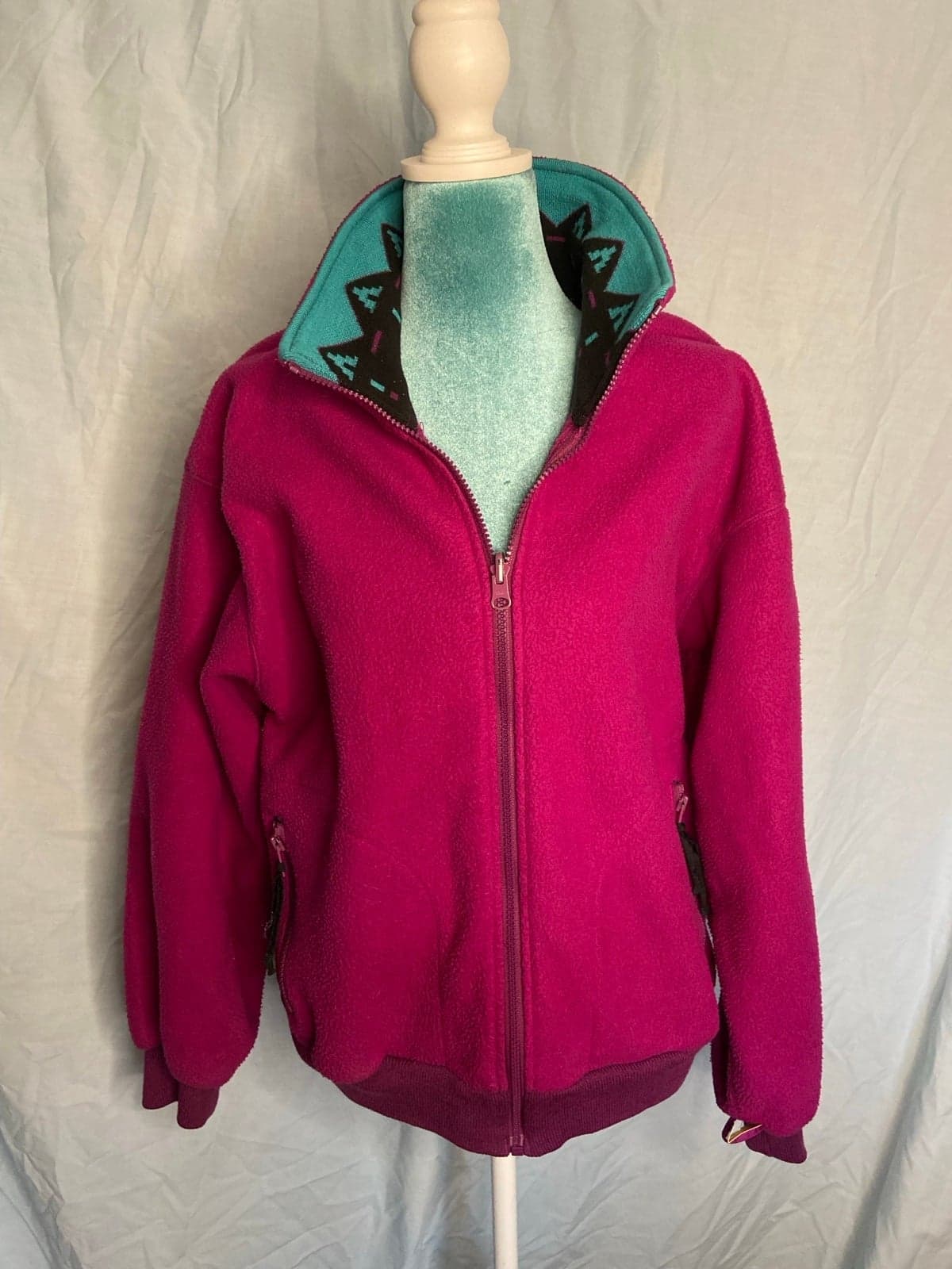 Hunt club: vintage fleece with fun collar - Image 1