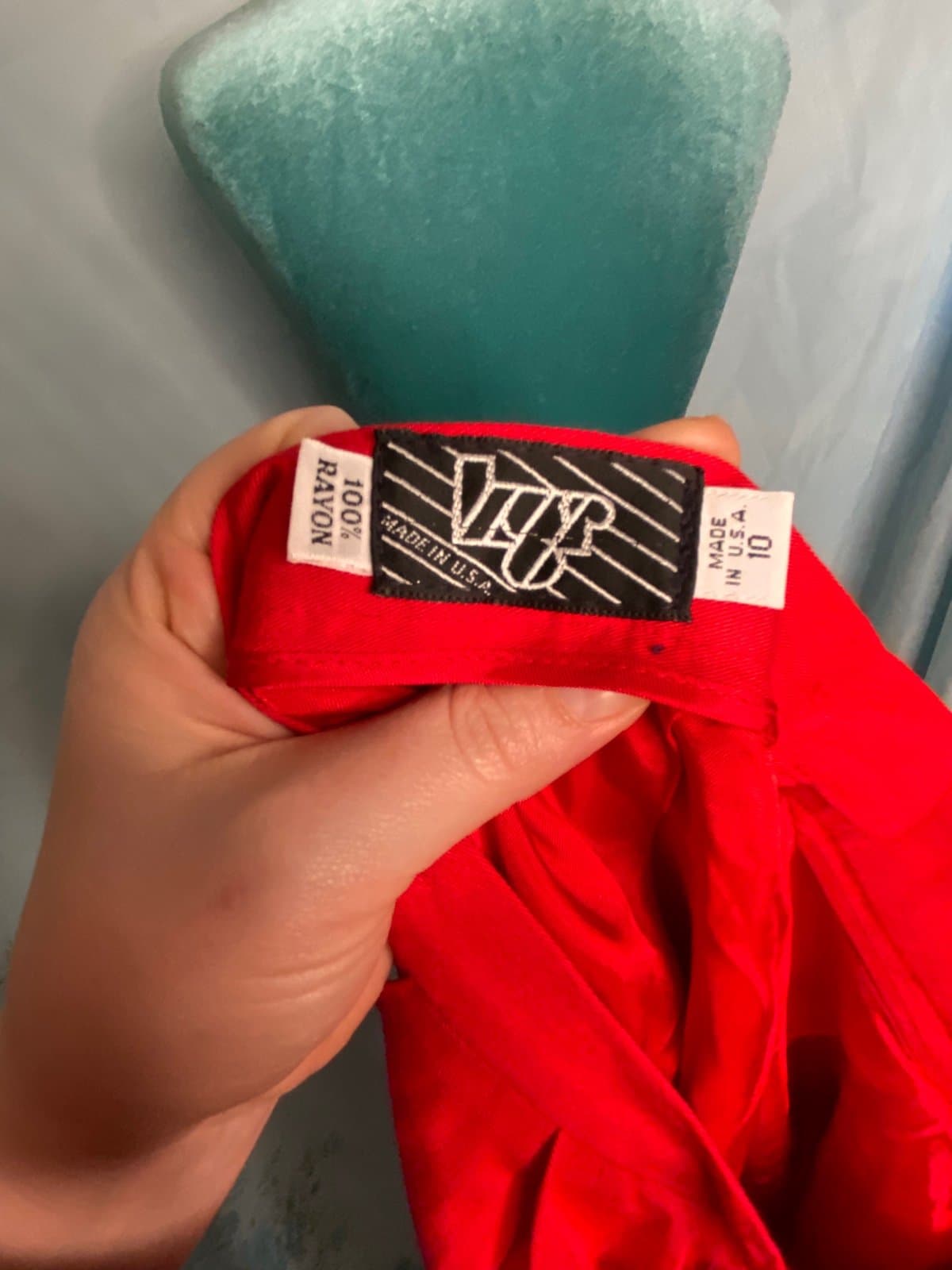 KGR: vintage red pencil skirt 8 - Thumbnail 4