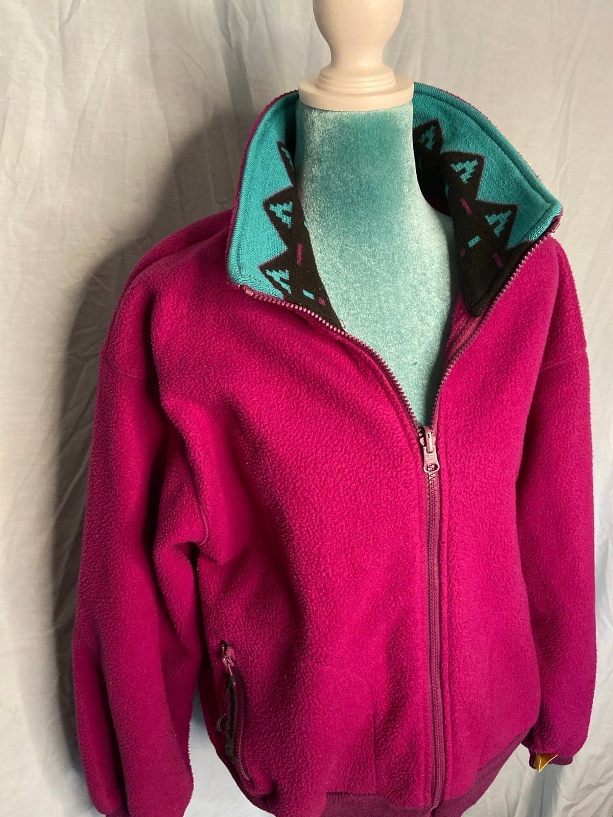 Hunt club: vintage fleece with fun collar - Thumbnail 2