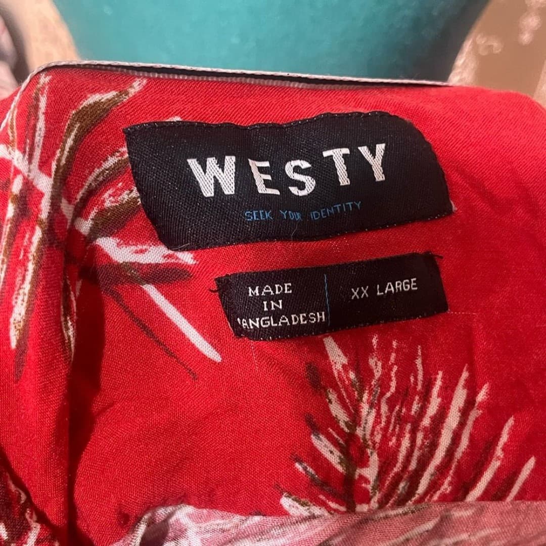 Westy: abstract floral top - Thumbnail 4