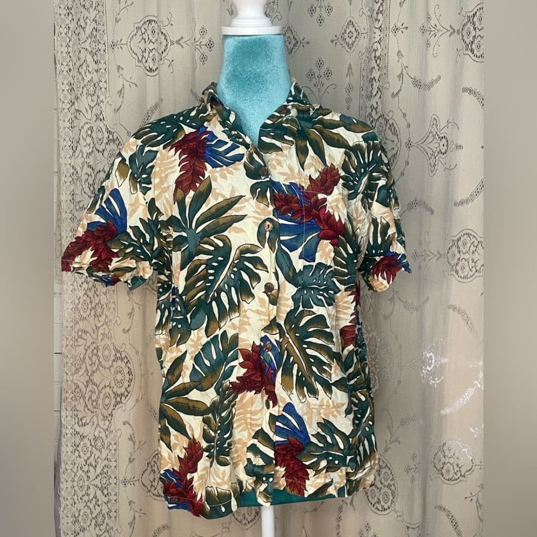 The Hawaiian original: vintage floral top - Image 1