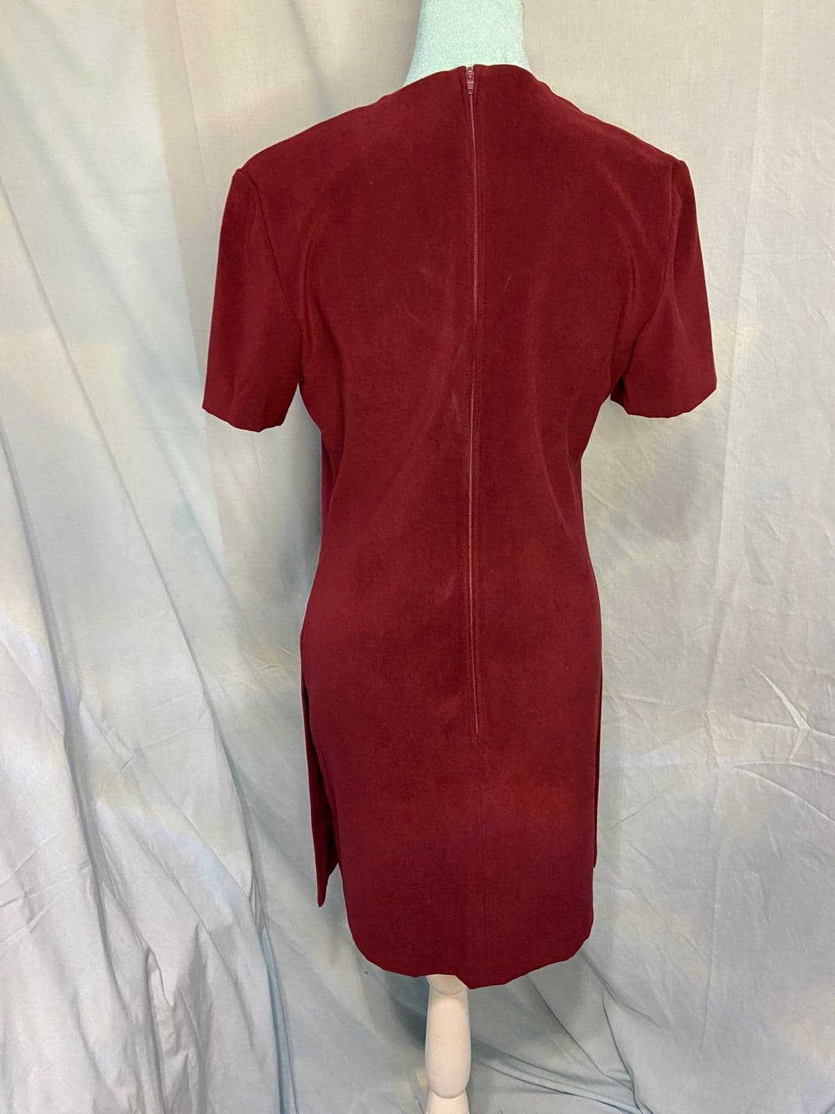 DBY vintage burgundy dress - Thumbnail 4