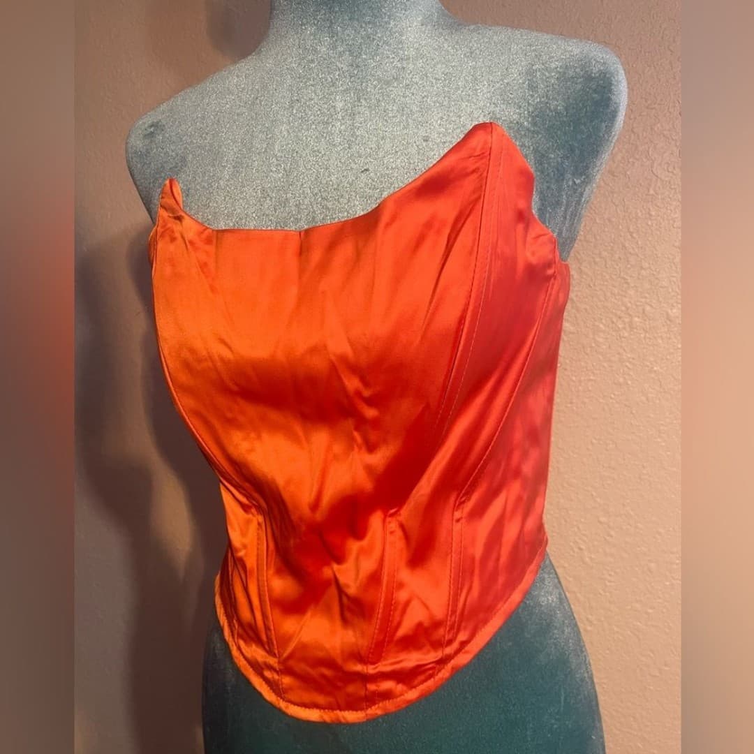 Orange corset top 6 - Thumbnail 2