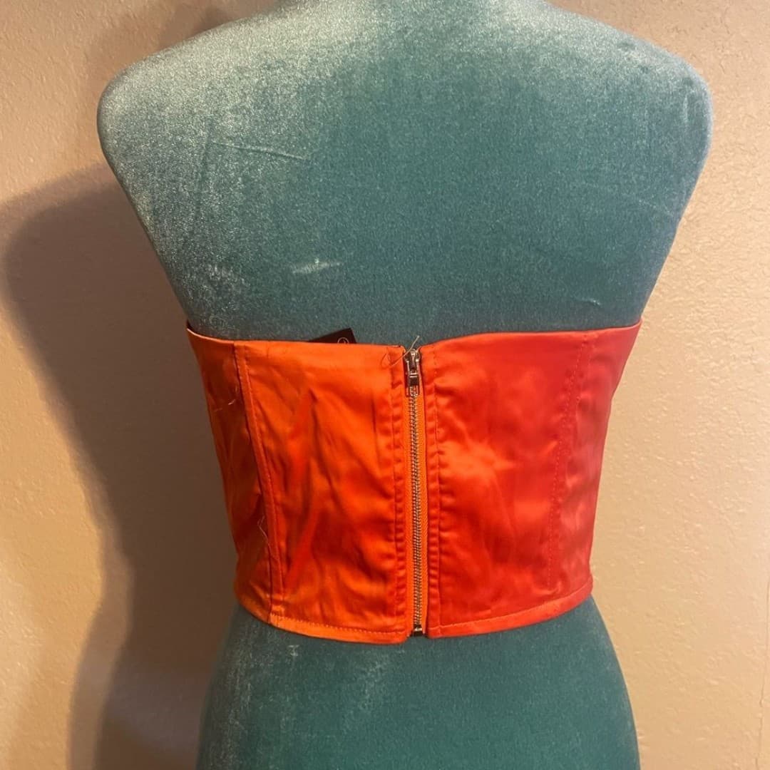 Orange corset top 6 - Thumbnail 3