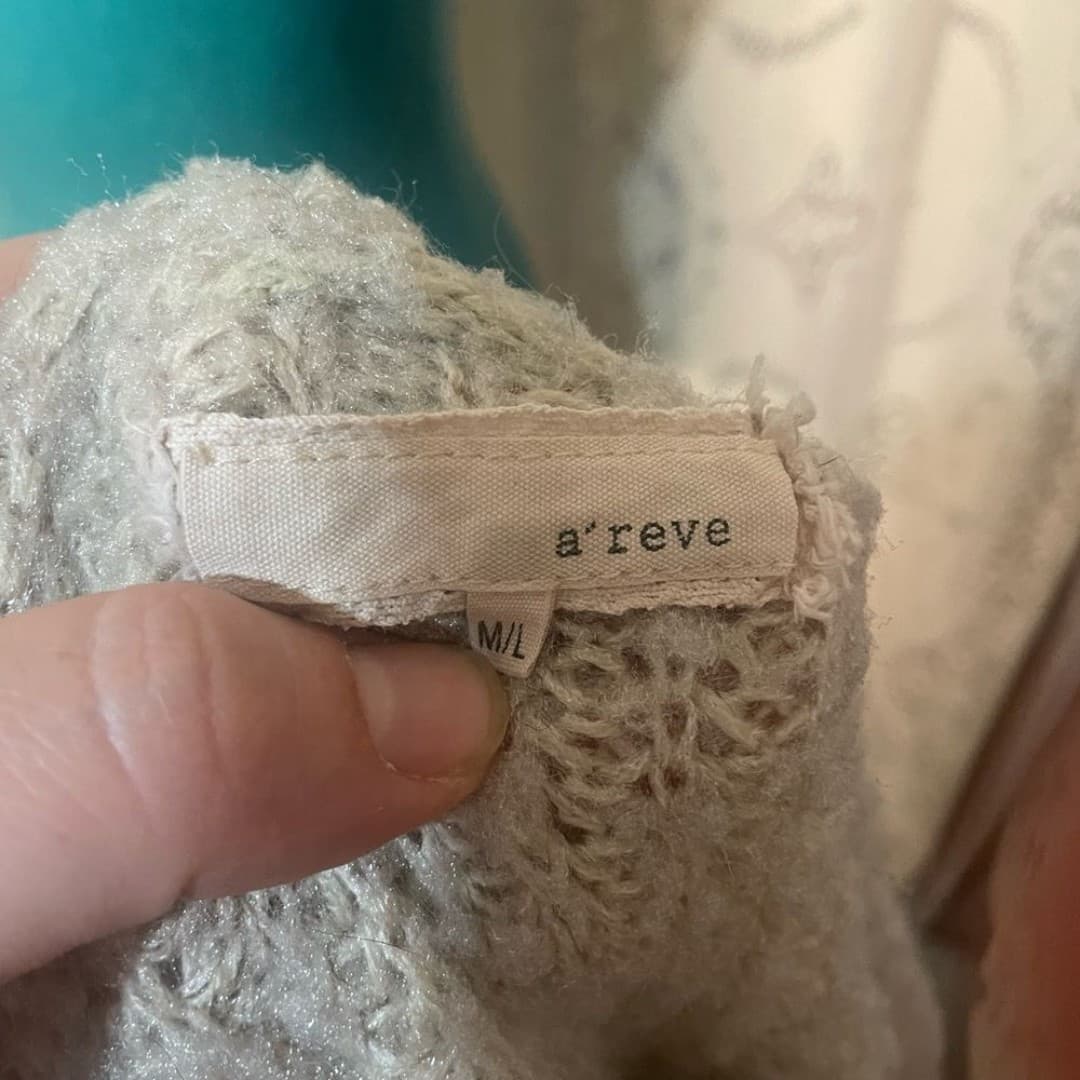 A’reve: cute cozy star cardigan sweater - Thumbnail 5