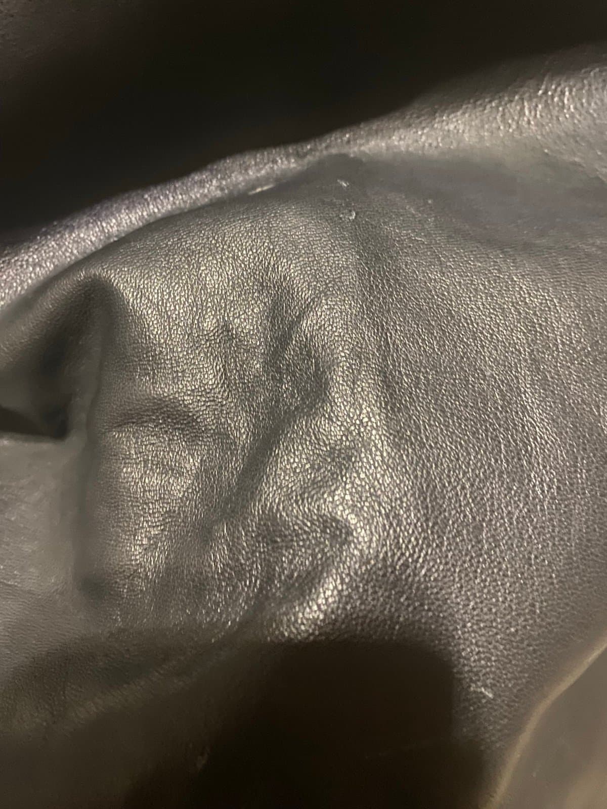 Andrew Marc: vintage black leather pencil skirt 6 - Thumbnail 2