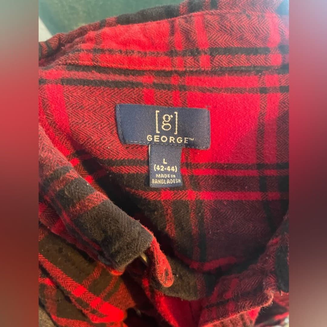 George: red and black flannel - Thumbnail 4