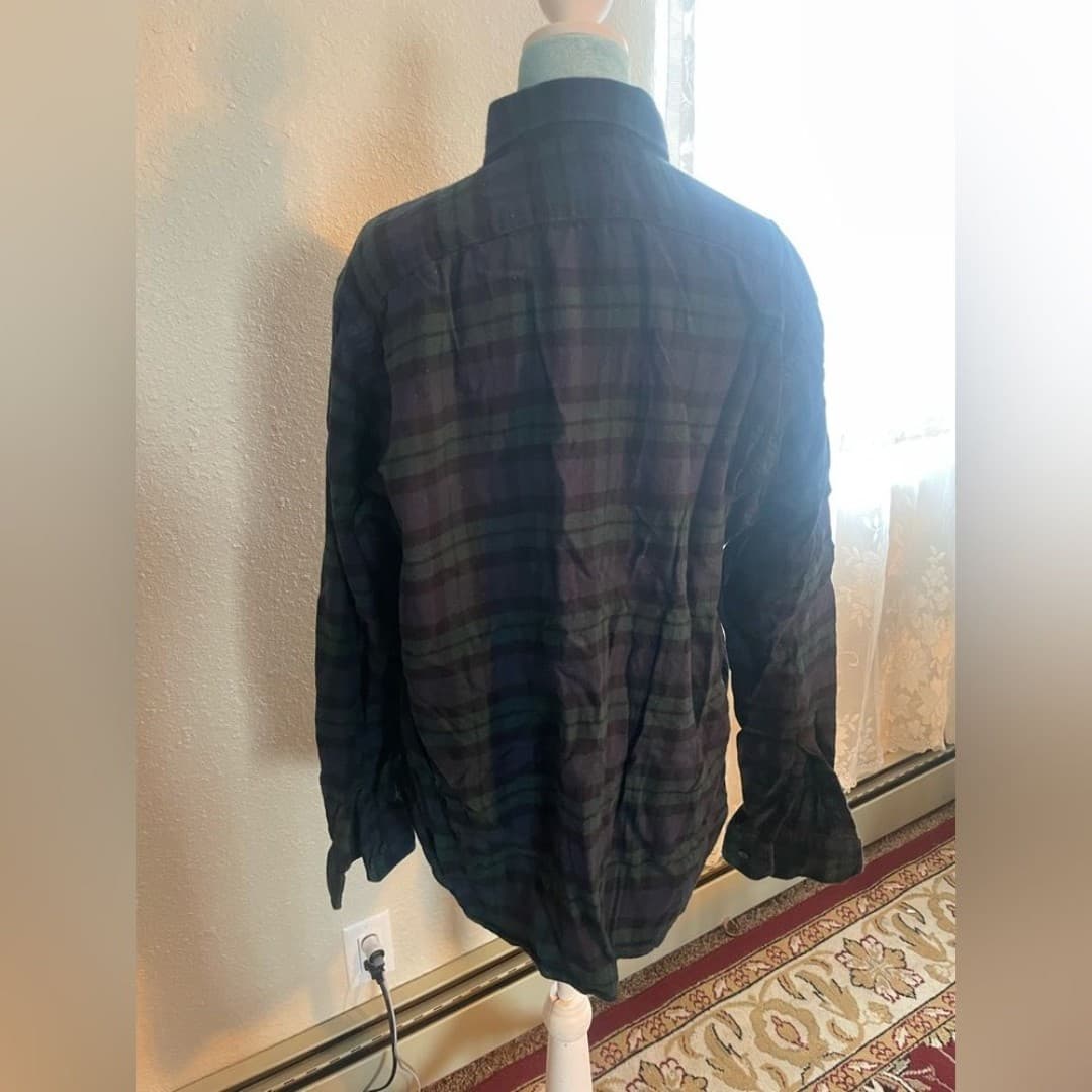 Redwood creek: green plaid flannel - Thumbnail 3