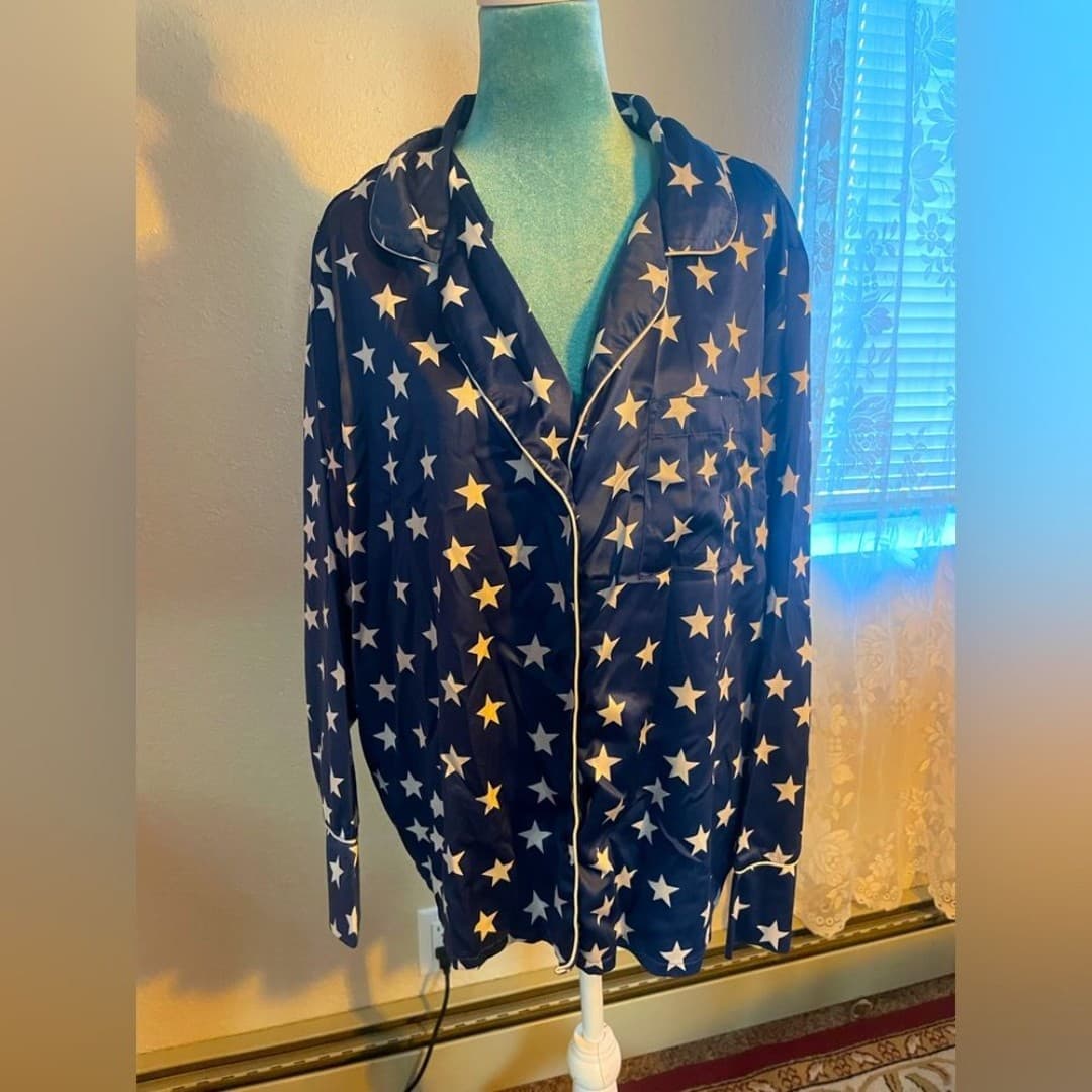 Nasty gal: button down star sleep shirt - Image 1