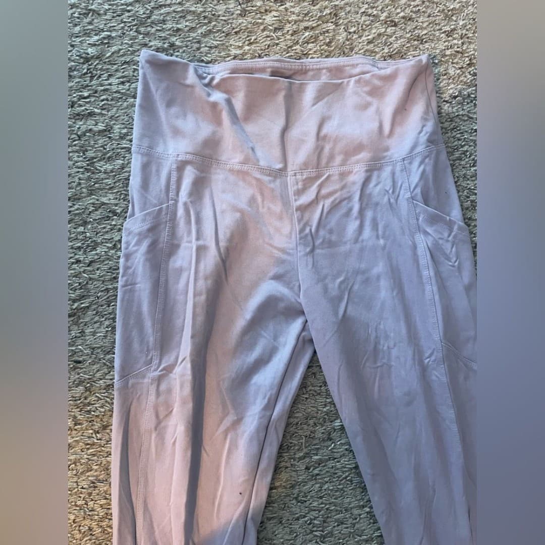 Balance collection: light pink midi leggings - Thumbnail 2