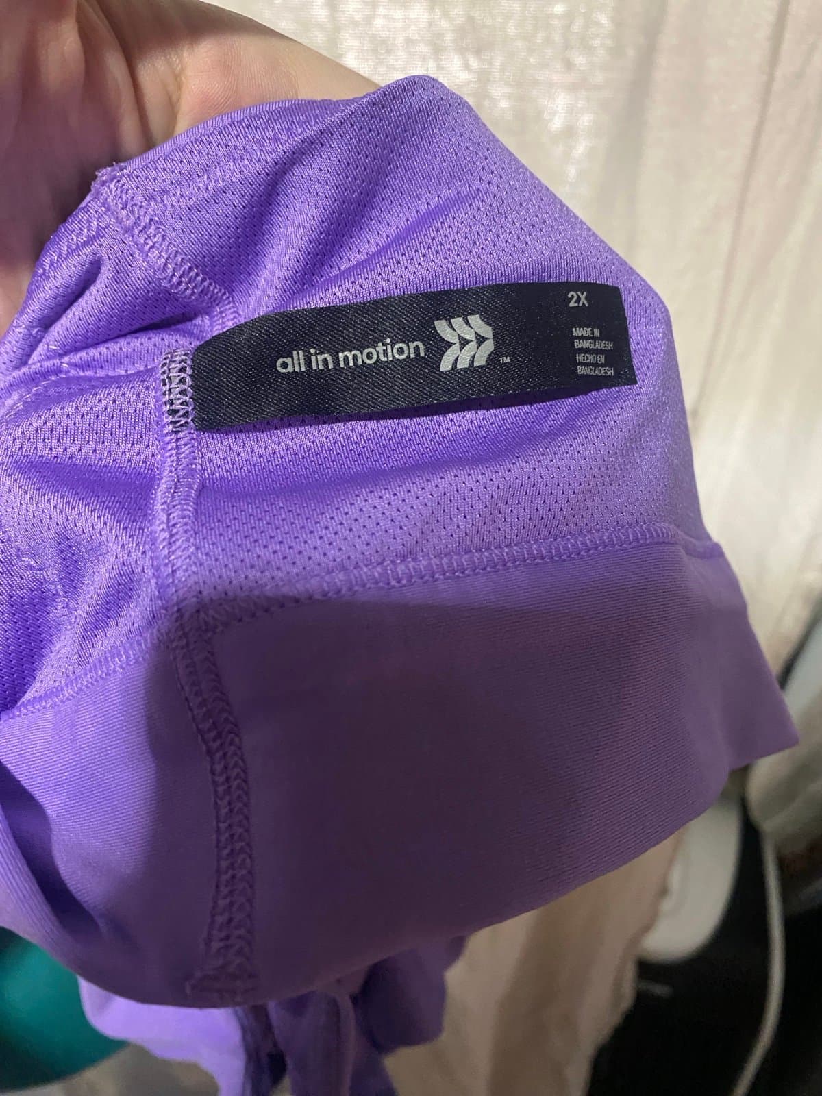 All in motion: purple sports bra - Thumbnail 5