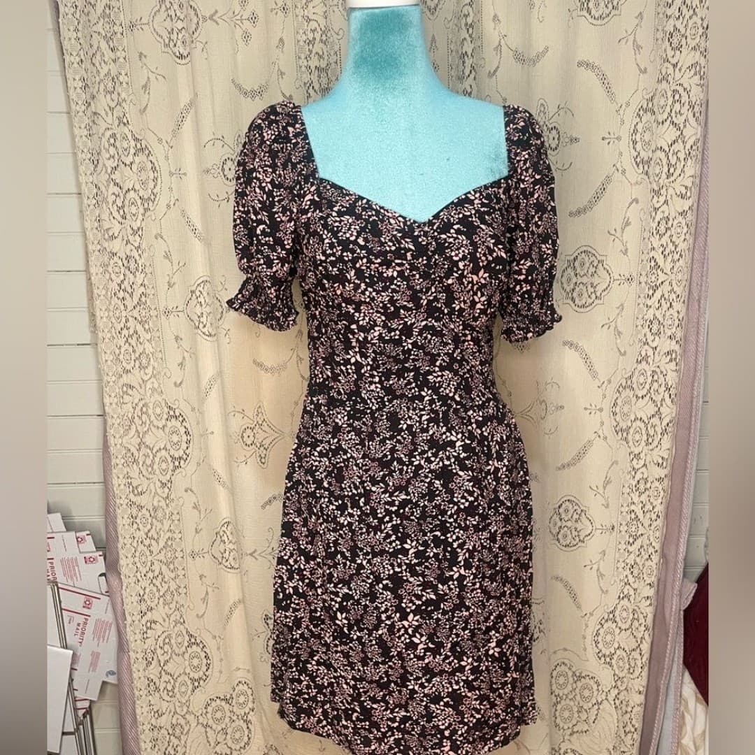 A.U.W. : floral mini dress - Image 1